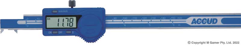 3-200mm Dualscale Digital Hook Caliper